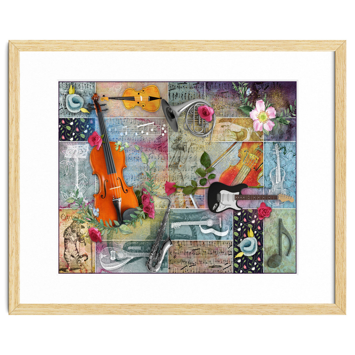 Musical Garden Collage