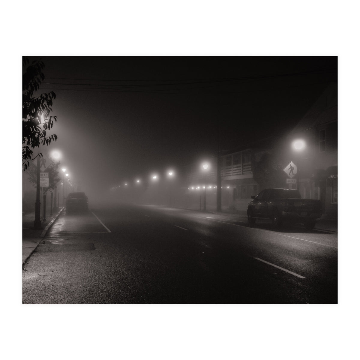 Foggy evening, Hull, Massachusetts  (Print Only)