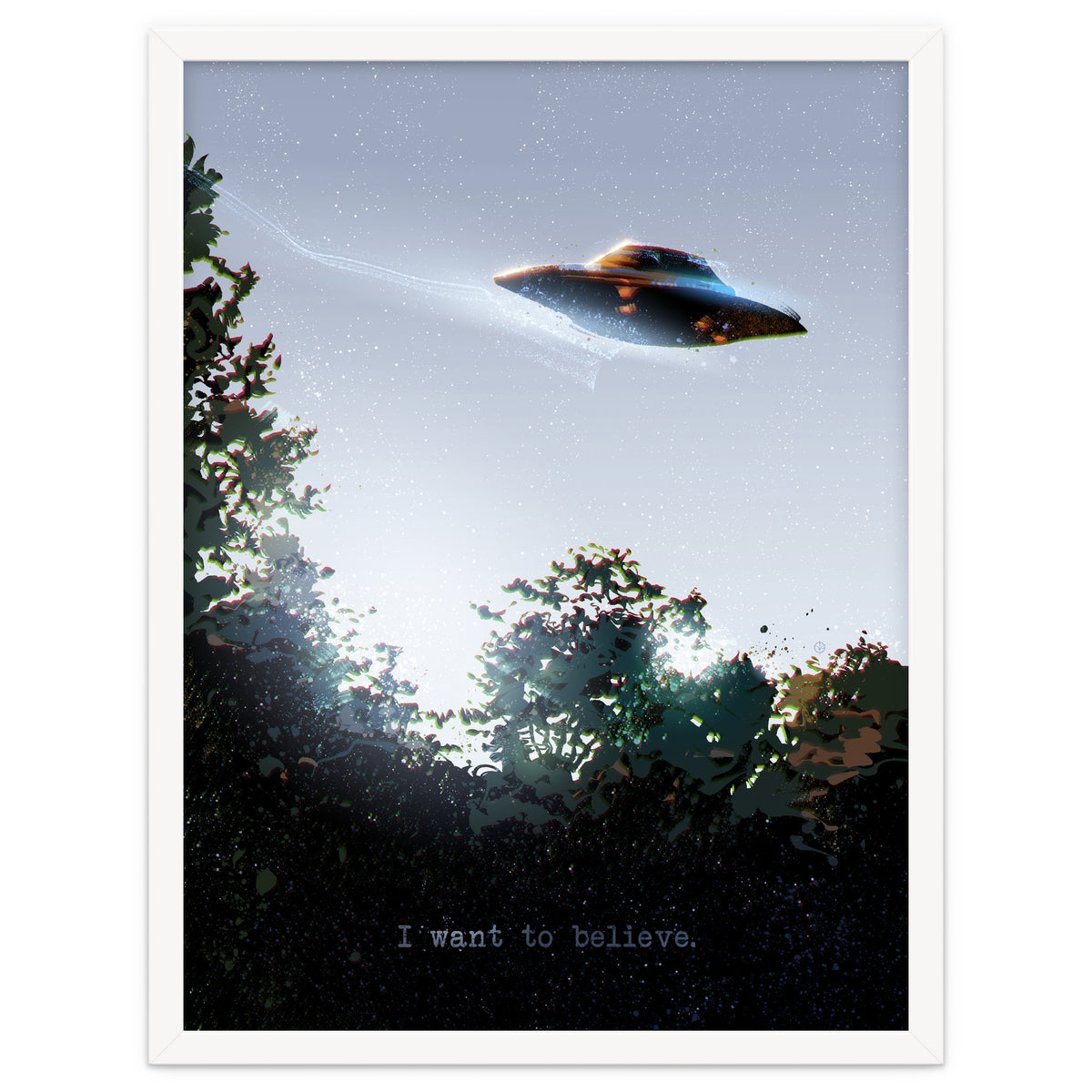 I Want To Believe Displate