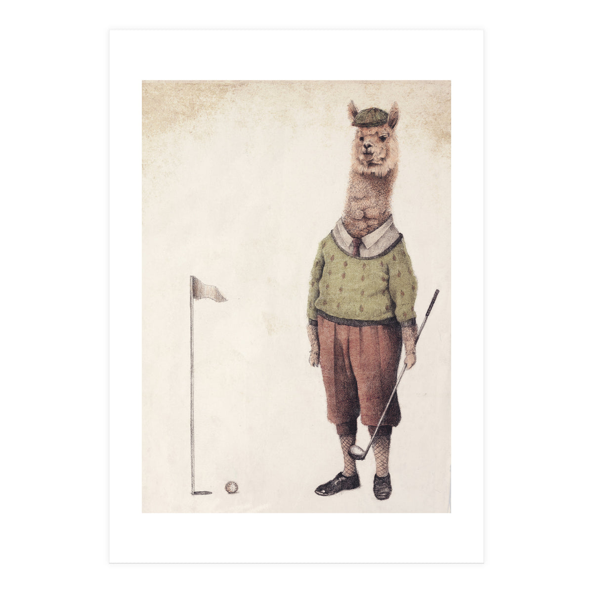 Alpaca Golf Club (Print Only)
