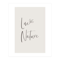 Love nature - minimalist (Print Only)