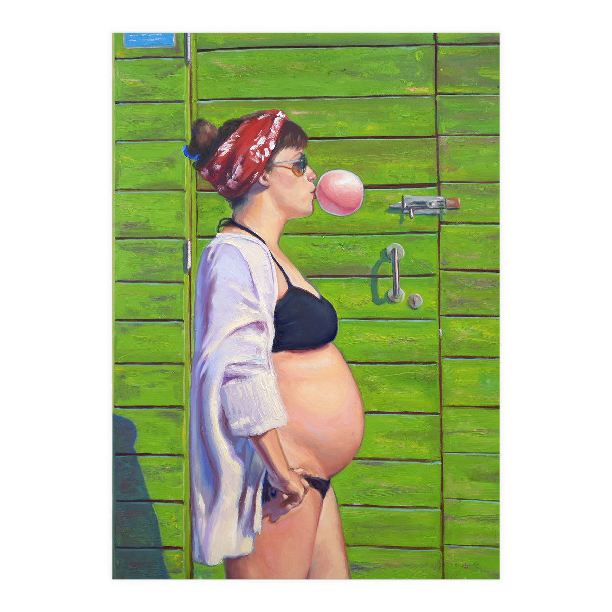 Pau At The Beach (Print Only)