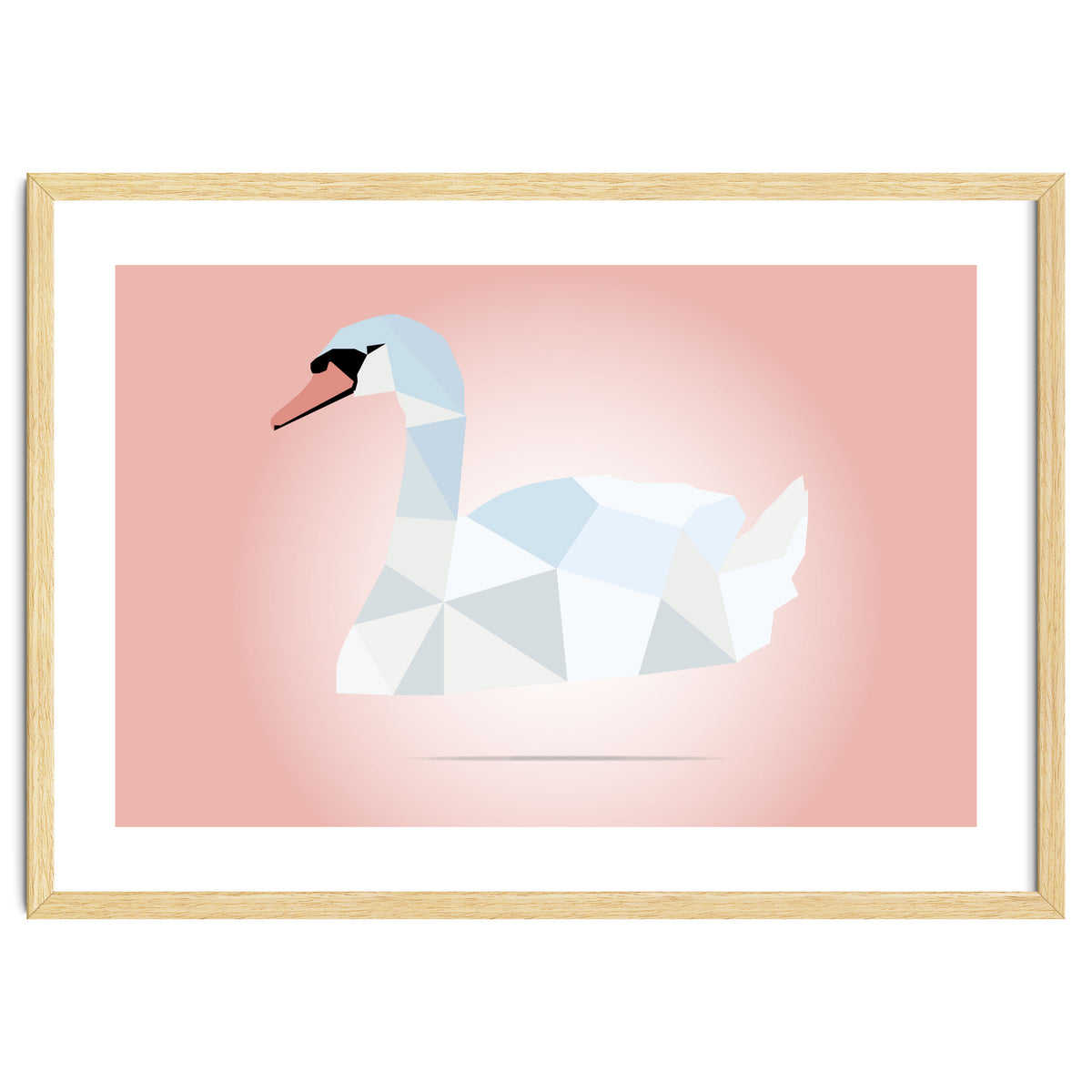 Swan Low Poly Art