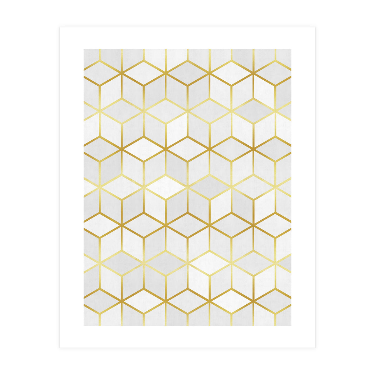 Colorful and golden pattern V (Print Only)