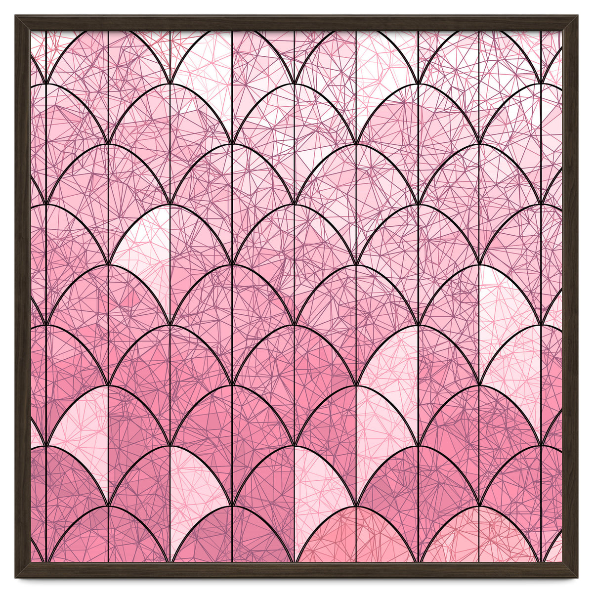 Mermaid scales pink and black