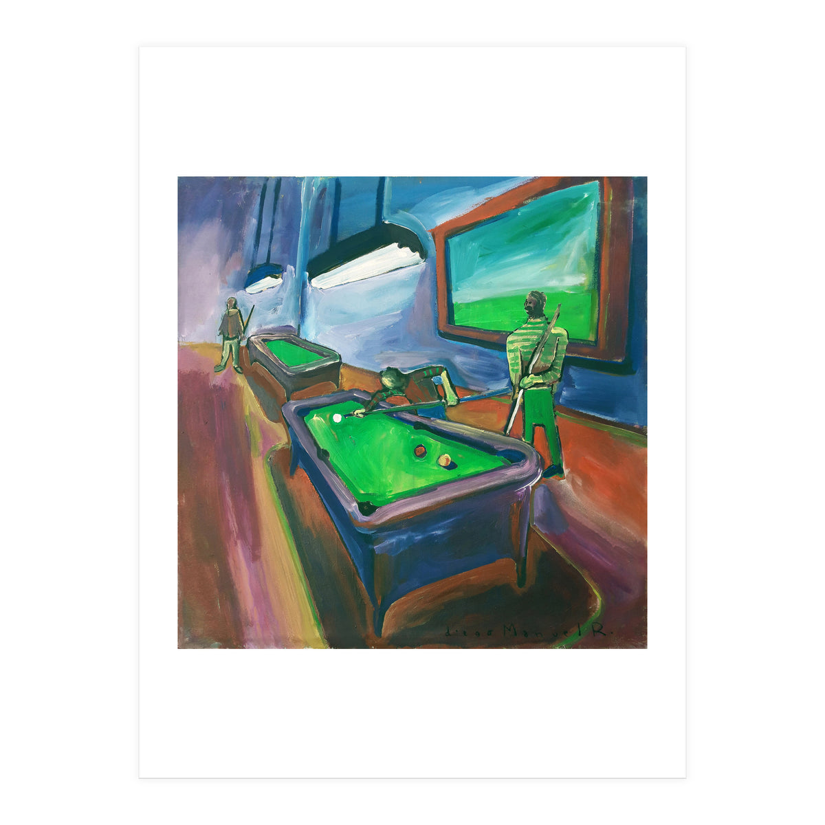 Noche De Pool (Print Only)