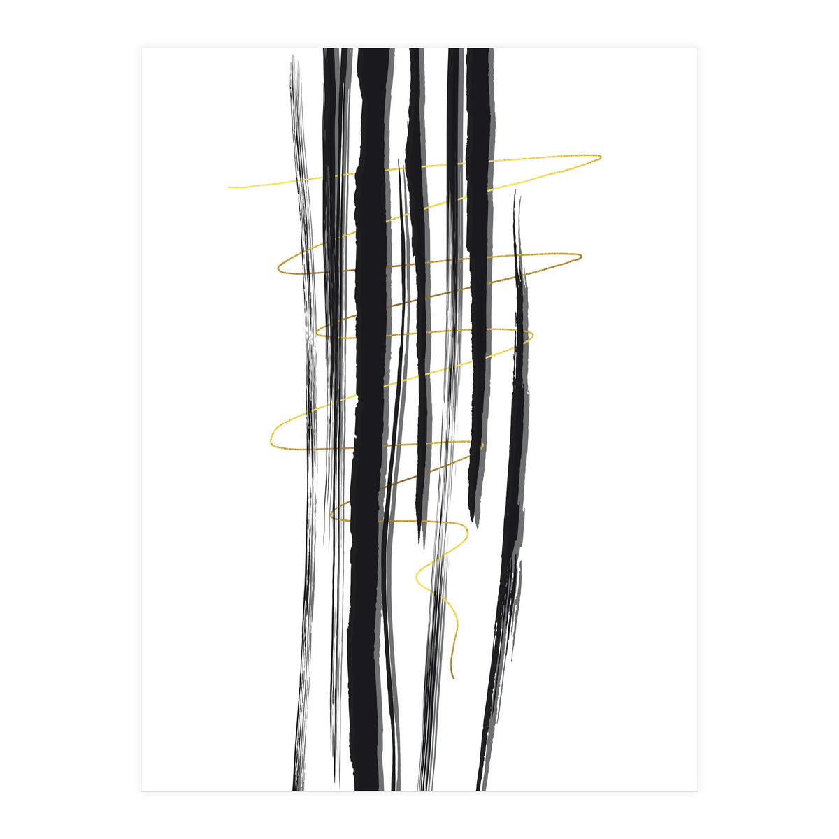 Deco Lines No. 1 - Straight Forward (Print Only)