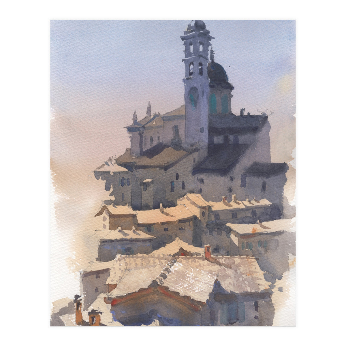 European cityscape architecture (Print Only)