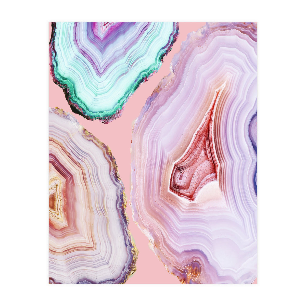 Mineral Agates #Glam collection (Print Only)