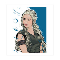 Daenerys Targaryen Game Of Thrones (Print Only)