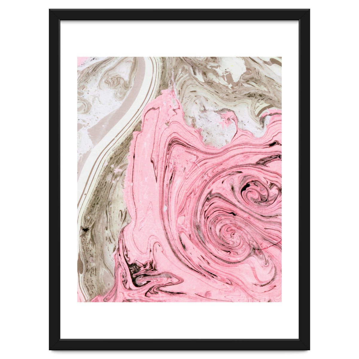 Nude+ Pink Marbling Art #society6 #decor #buyart