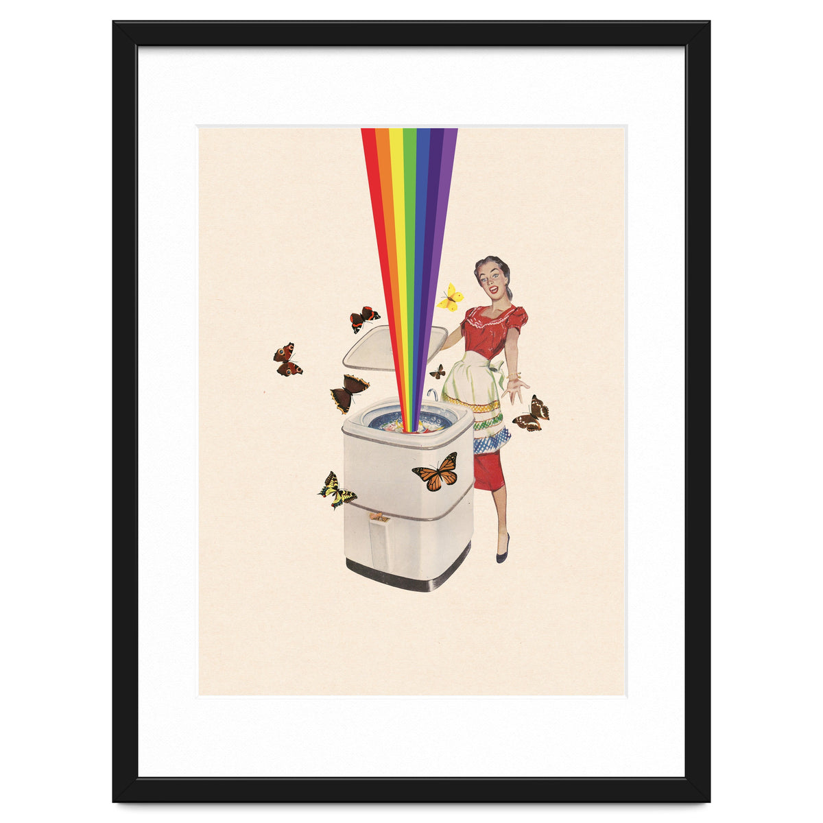 Rainbow Washing Machine