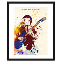 Angus Young pop art poster
