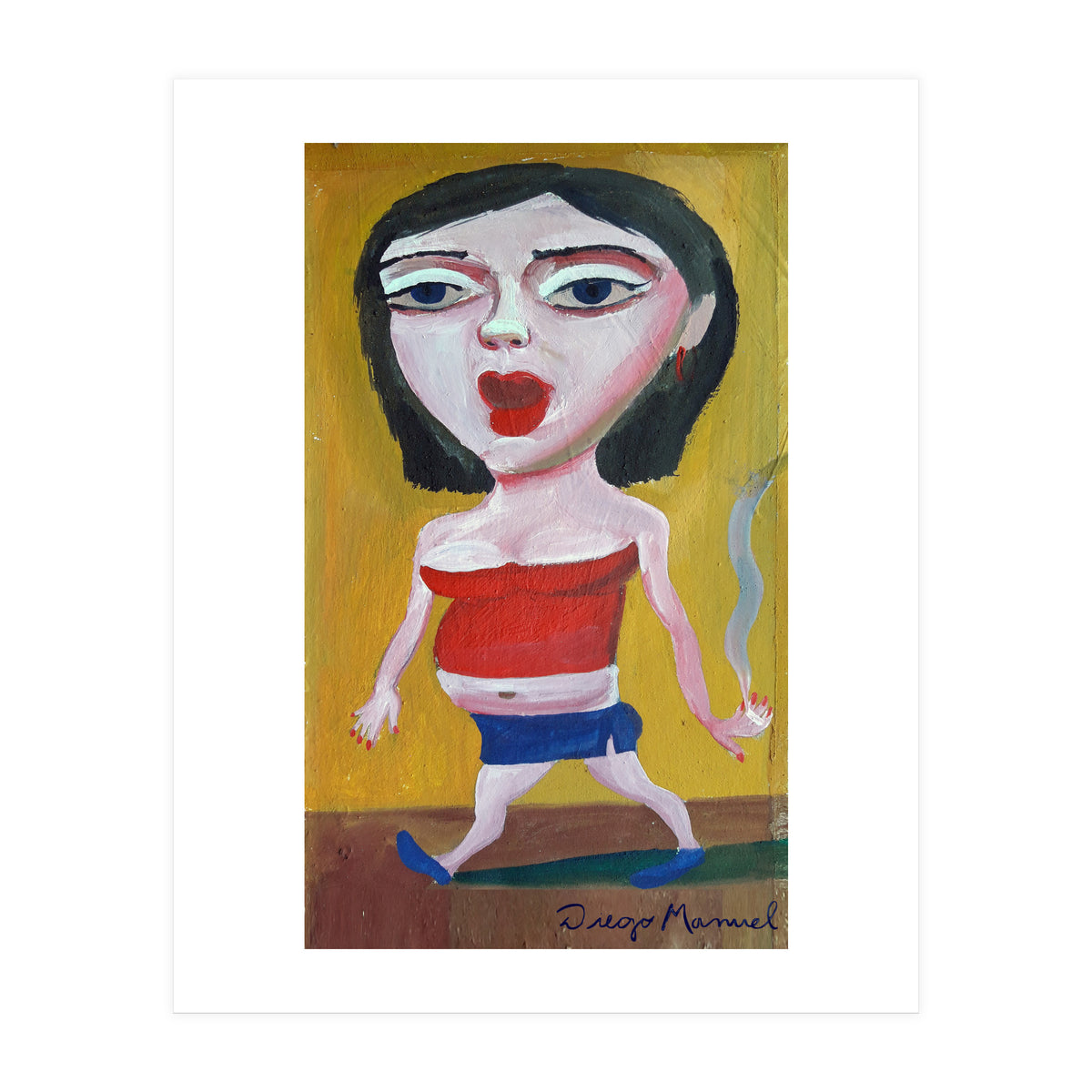 Walking girl (Print Only)