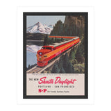 The New Shasta Daylight Train Advertisement (Print Only) thumbnail