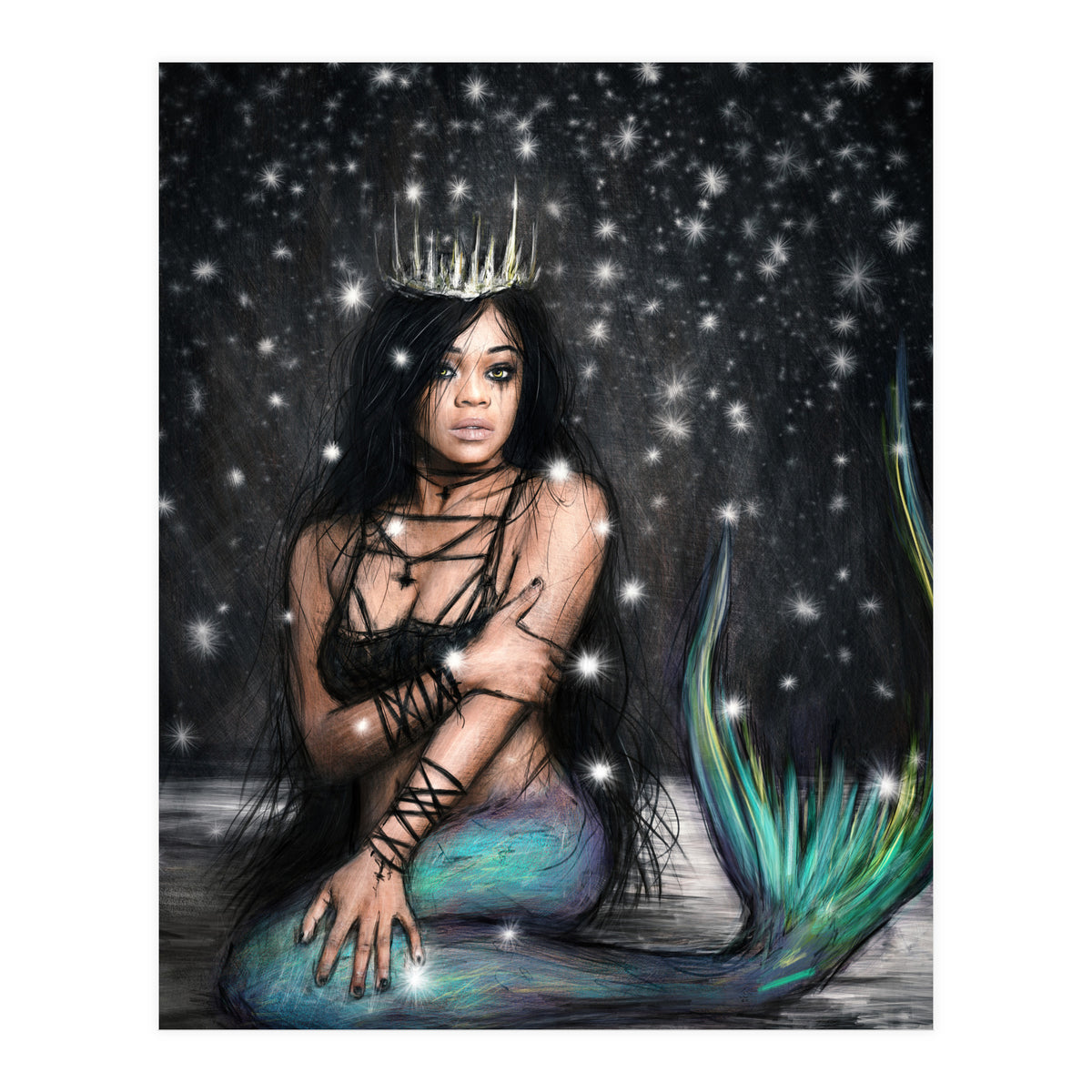 Shore At Midnight (Print Only)