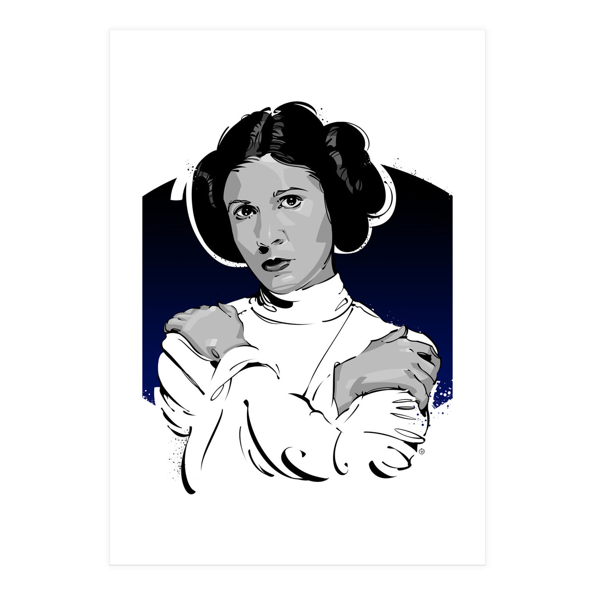 Leia STAR WARS (Print Only)