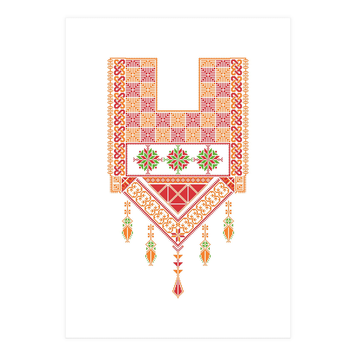 Tatreez Ornament 2 (Print Only)