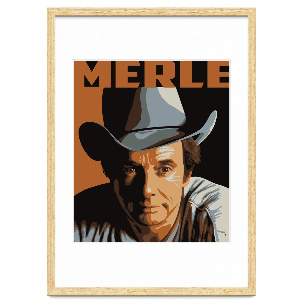 Merle Haggard Poster