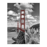 SAN FRANCISCO Golden Gate Bridge | colorkey  (Print Only)