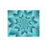 Abstract Modern Optical Illusion Floral Design Art (Print Only) thumbnail