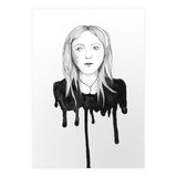 Blond dripping girl (Print Only) thumbnail