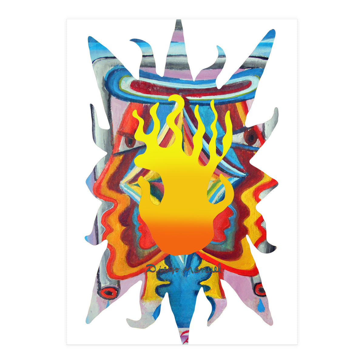 Fuego 14 Copia (Print Only)