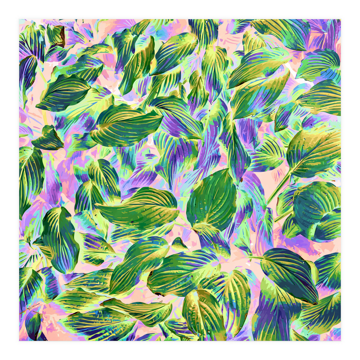 Happy Leaves (Print Only)