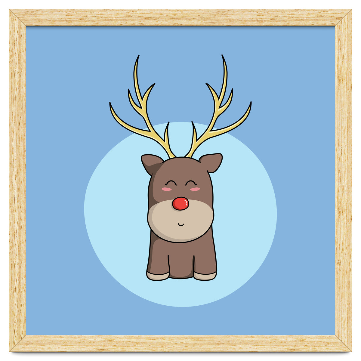 Kawaii Cute Christmas Reindeer