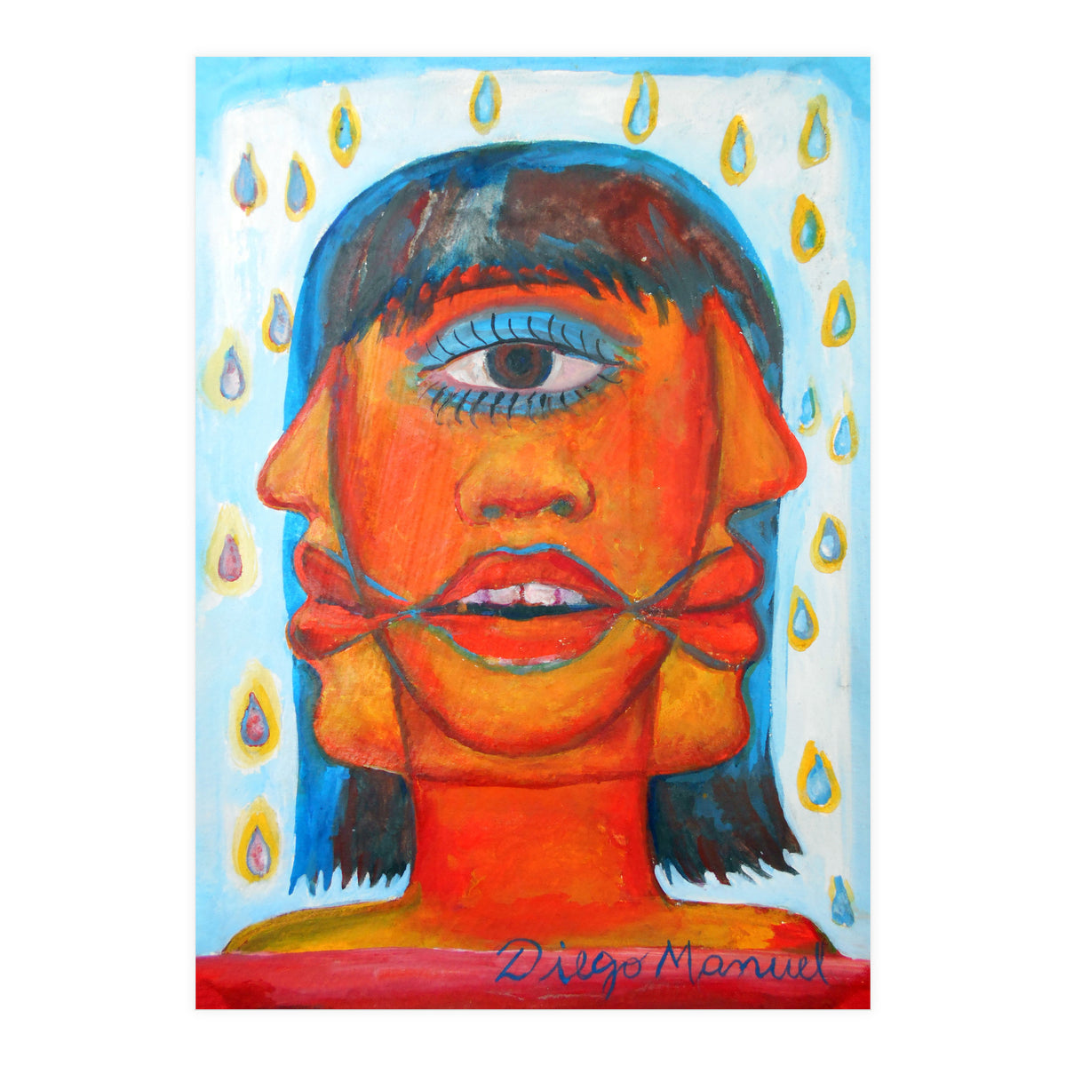 Cabeza De Mujer 4 (Print Only)