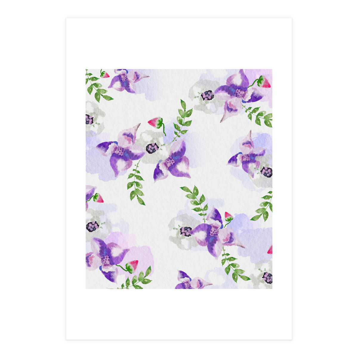 Watercolor Florals (Print Only)