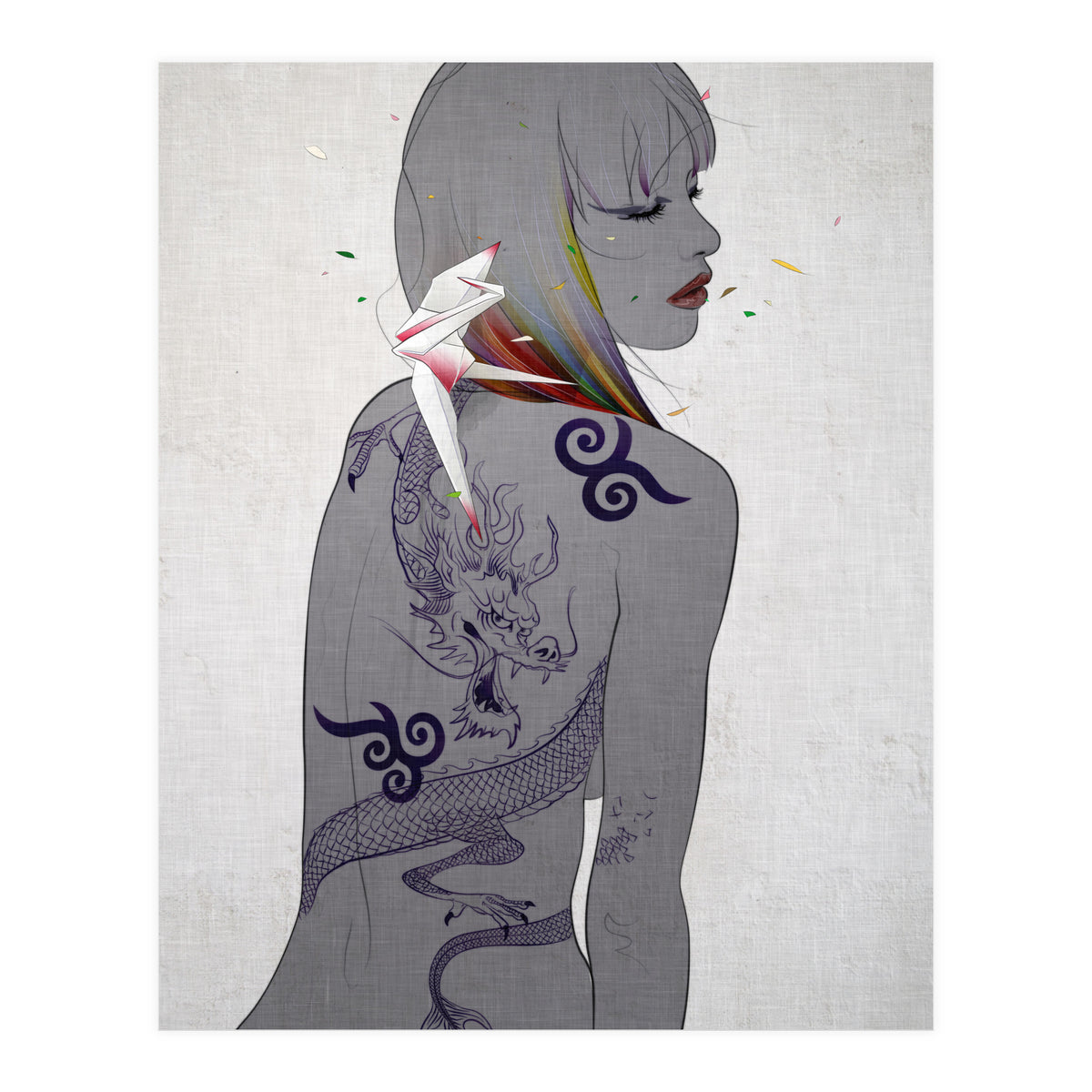 Prayer Of The Dragon Rider Inside (Print Only)