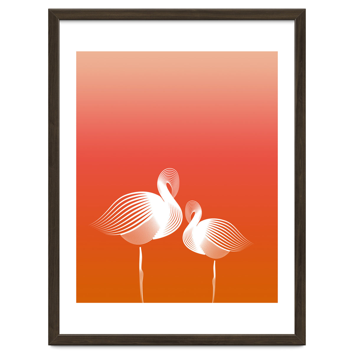 Meditating Flamingos