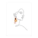 Earring woman (Print Only) thumbnail