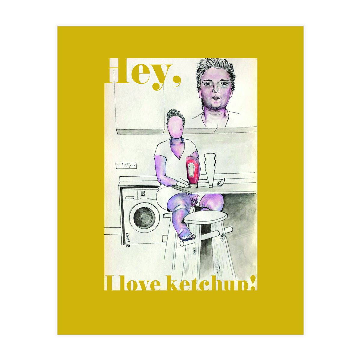 Hey, I Love Ketchup! (Print Only)