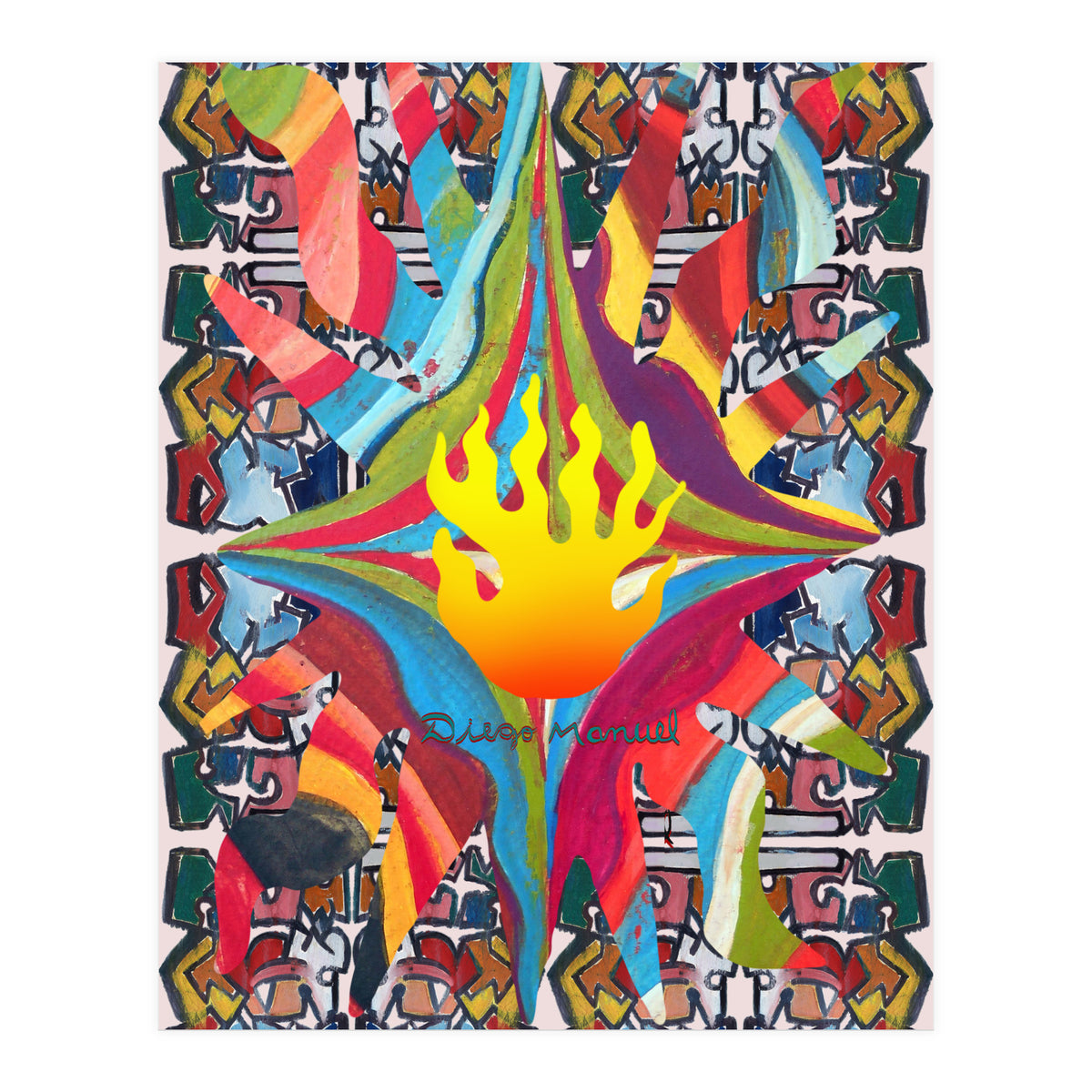 Fuego Y Graffiti 49 (Print Only)