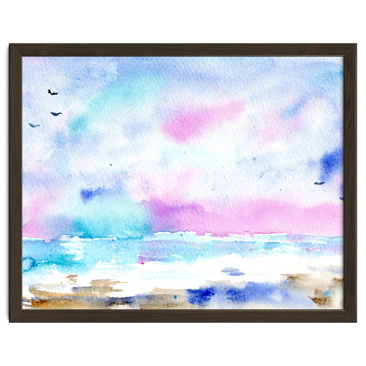 Tenderness of the sea || watercolor