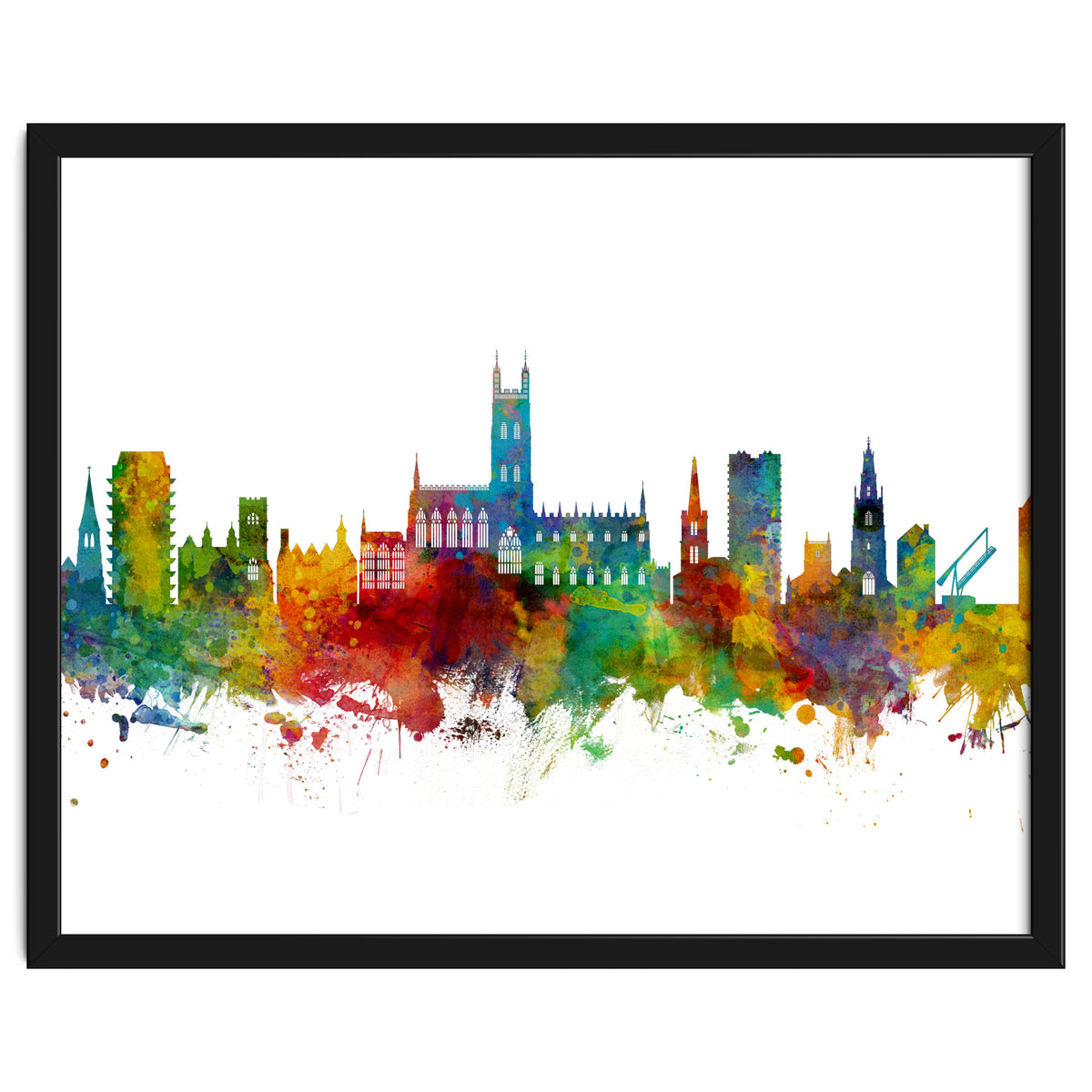 Gloucester England Skyline