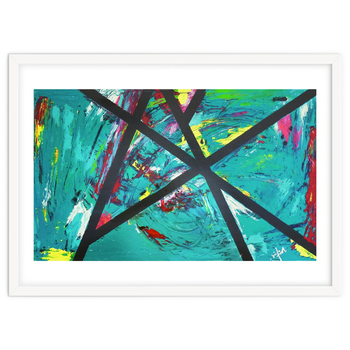 Struggle - Abstract On Canvas