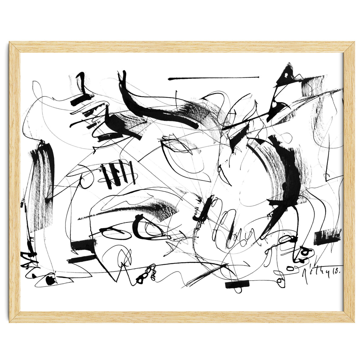 Crushed by a Bull - b&w