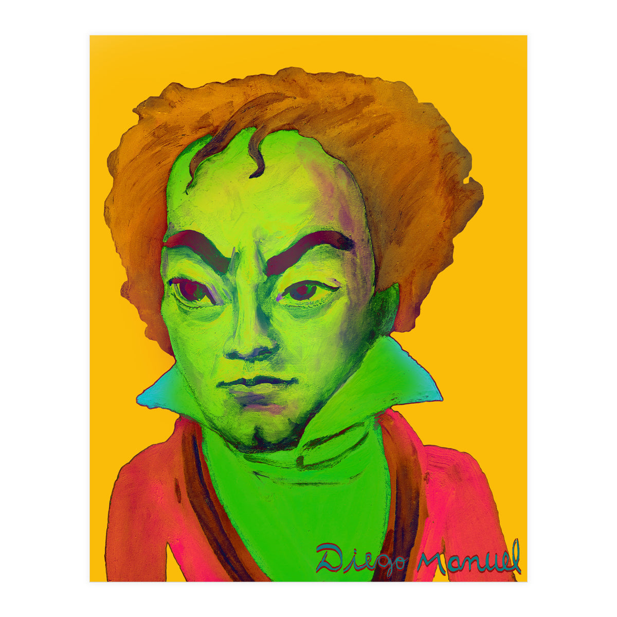 Beethoven Multicolor 3 (Print Only)