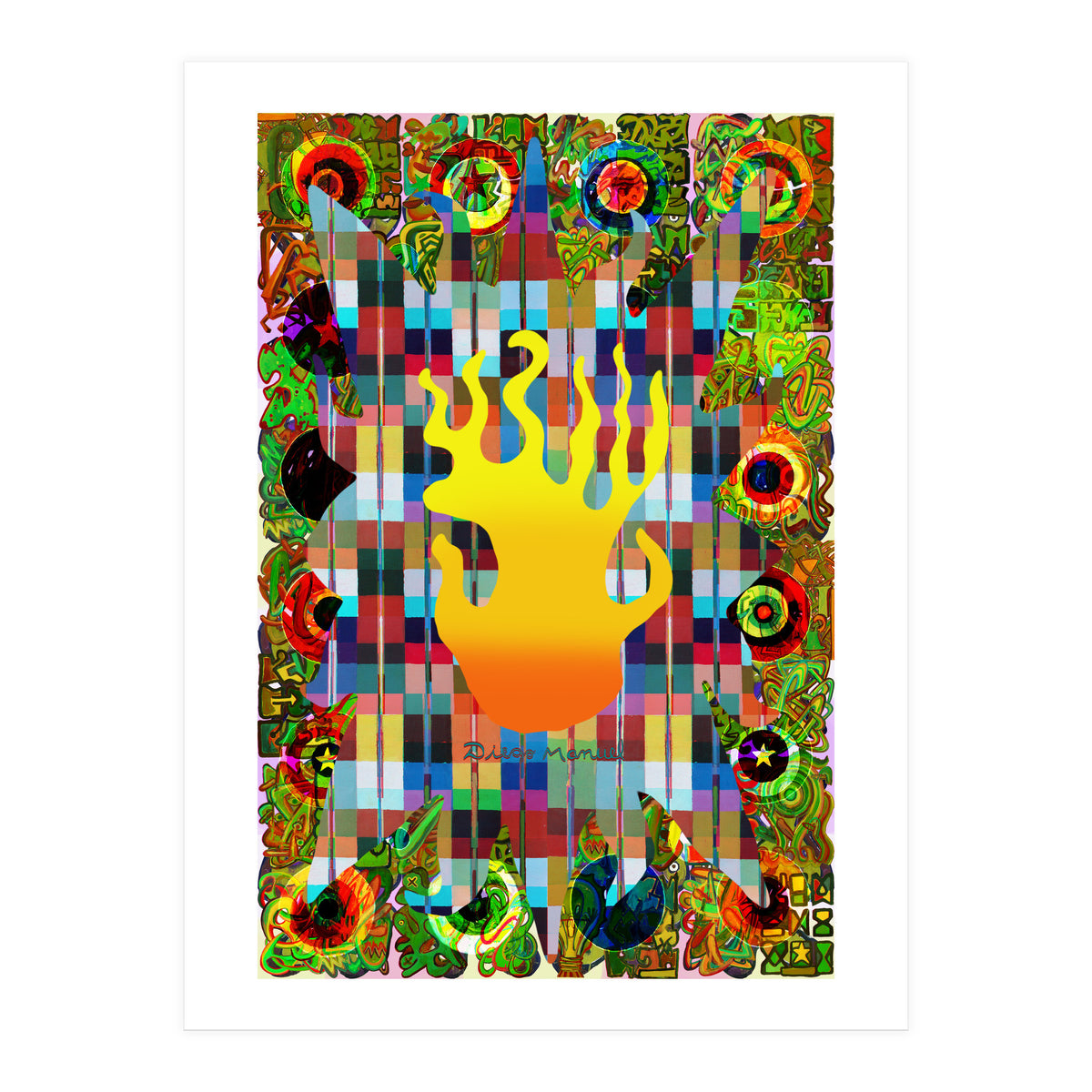 Fuego Y Graffiti 1 (Print Only)