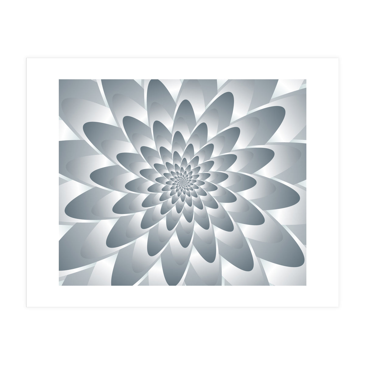 Swirl Flower Pattern  (Print Only)