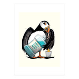 Puffin using Mouthwash (Print Only) thumbnail