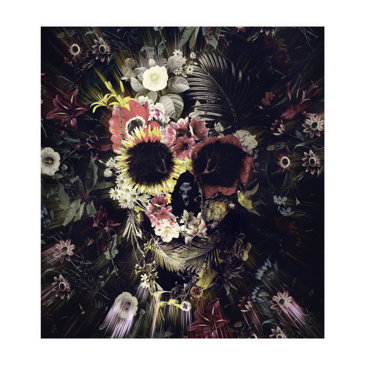 Garden Skull  (Print Only)