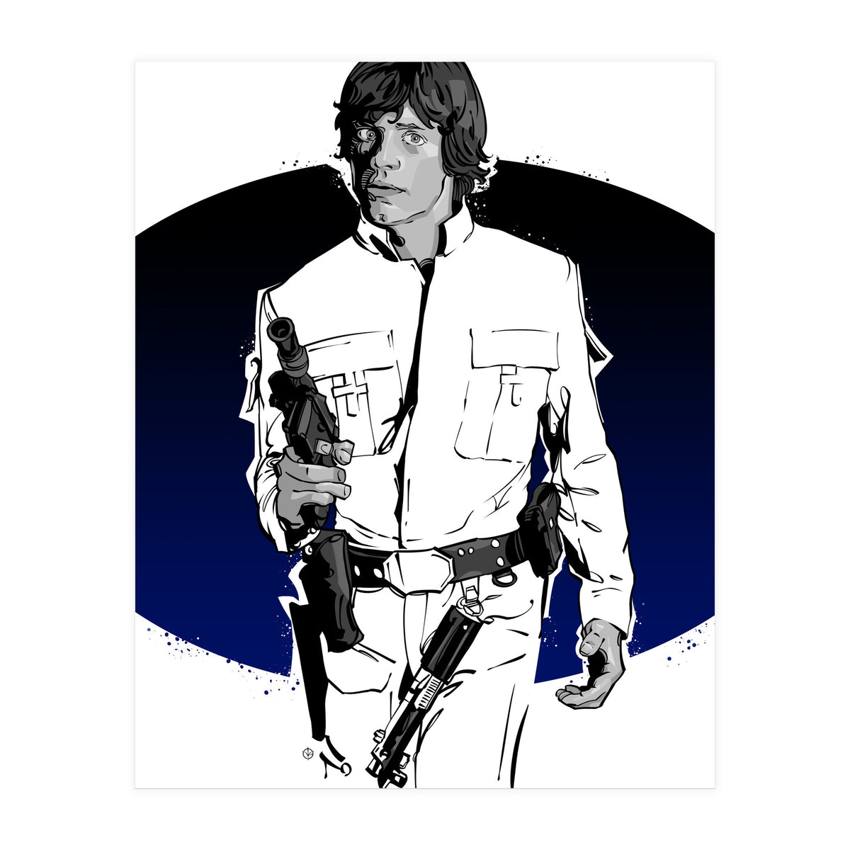 Luke Skywalker STAR WARS (Print Only)