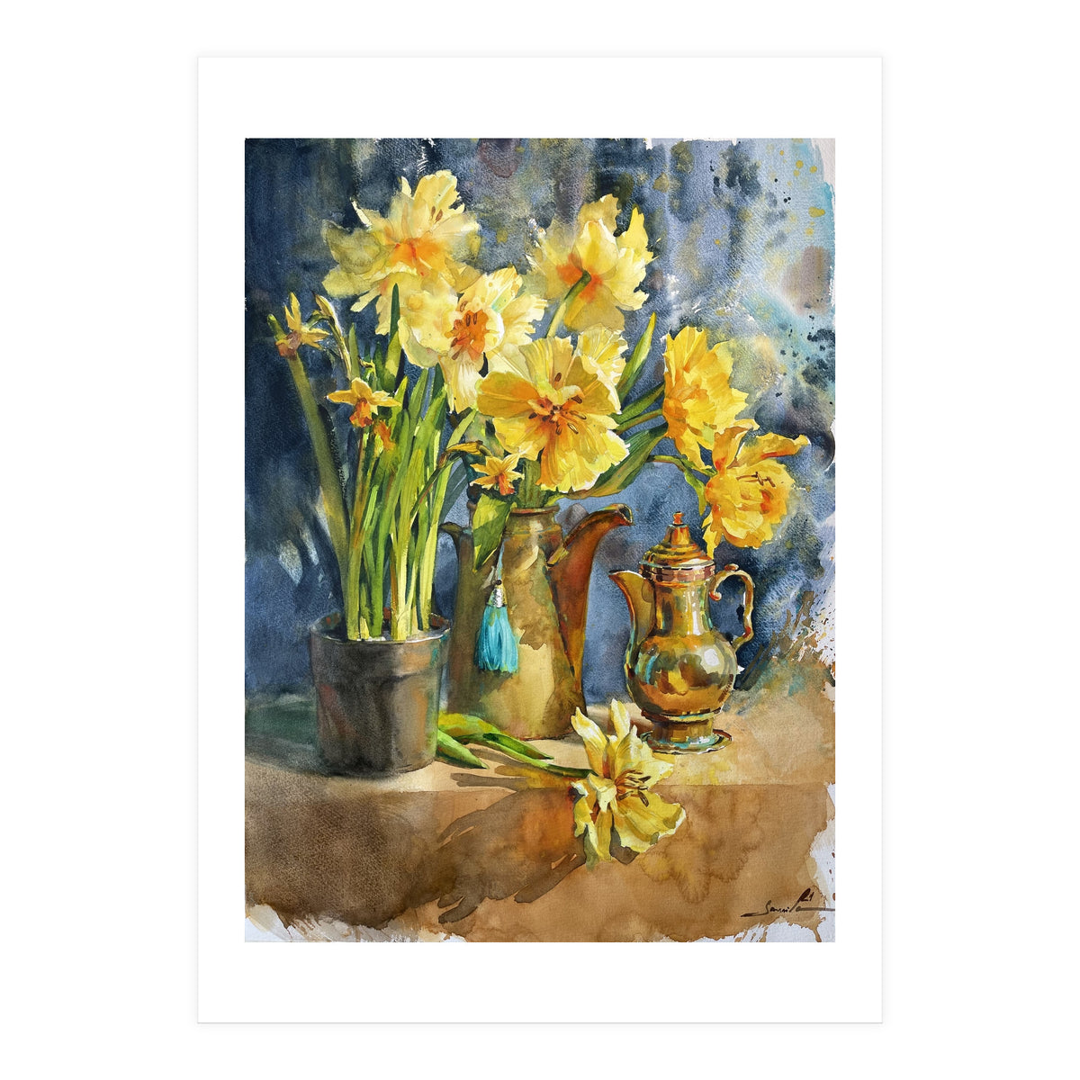 Sunny Flower Still Life (Print Only)