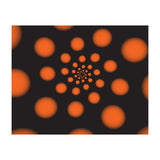 Orange Spiral Dots (Print Only) thumbnail