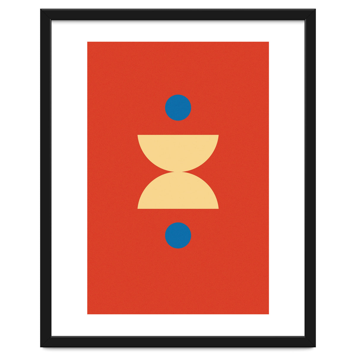Mid Century Geometrical Print