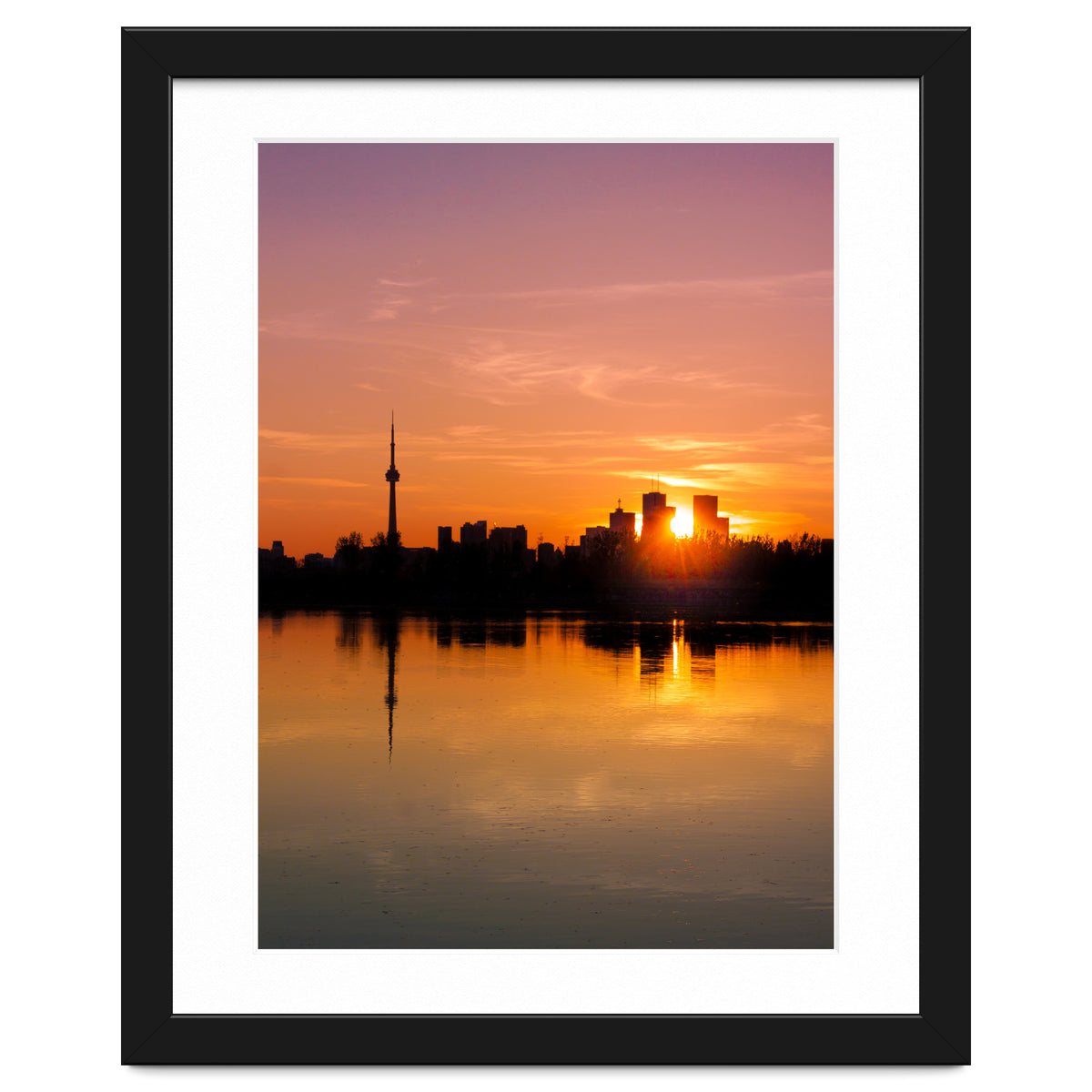 Leslie Street Spit Toronto Canada Sunset
